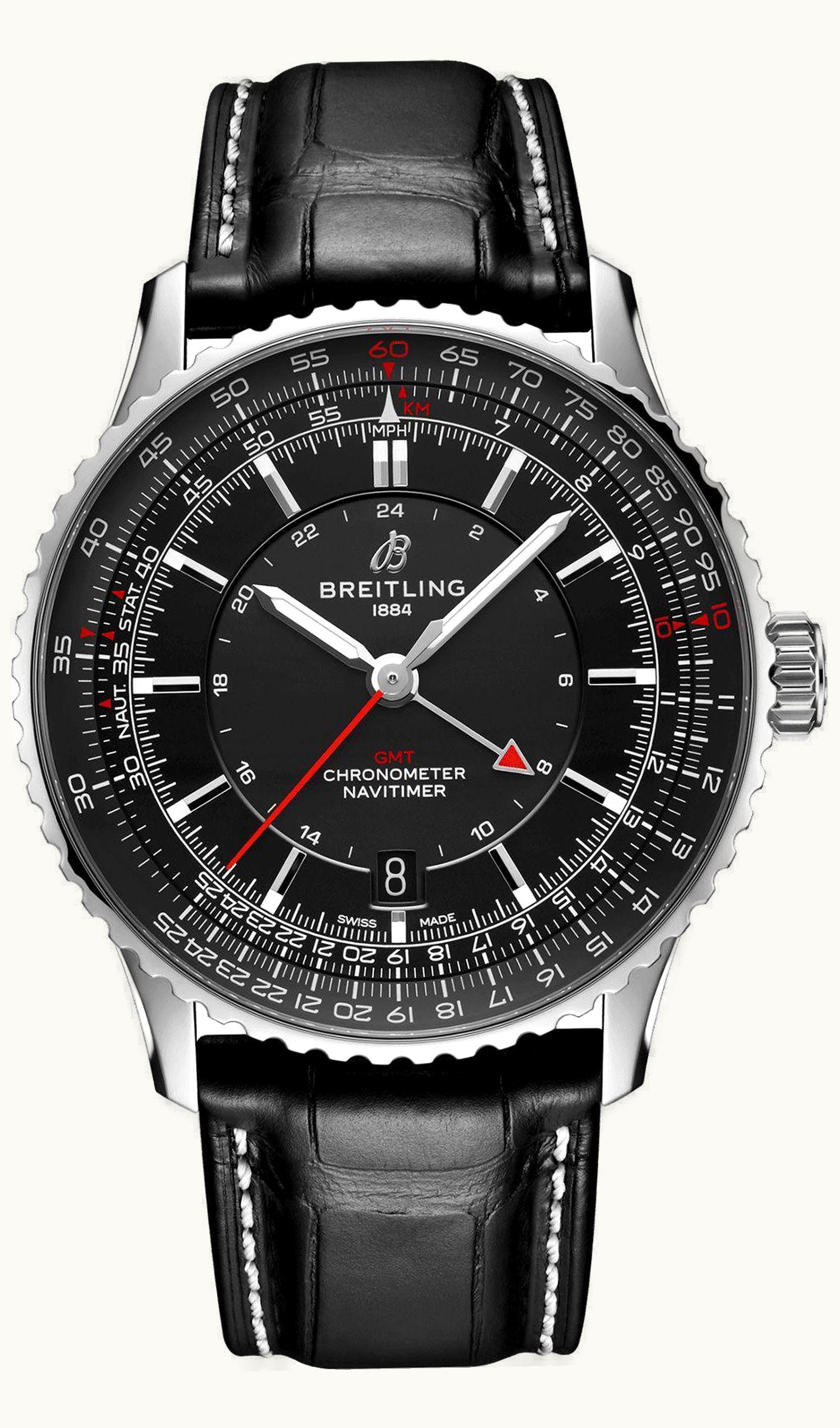 Breitling Navitimer 01 46 Stainless Steel / Panamerican Black / Rubber